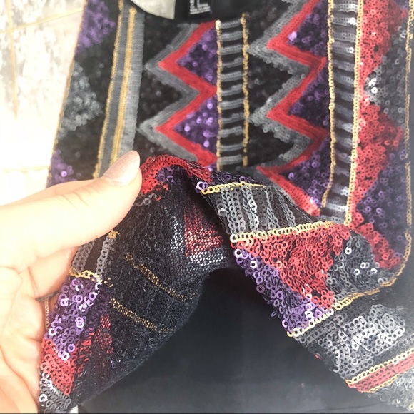 Sequins racerback crop top - Picture 2 of 7